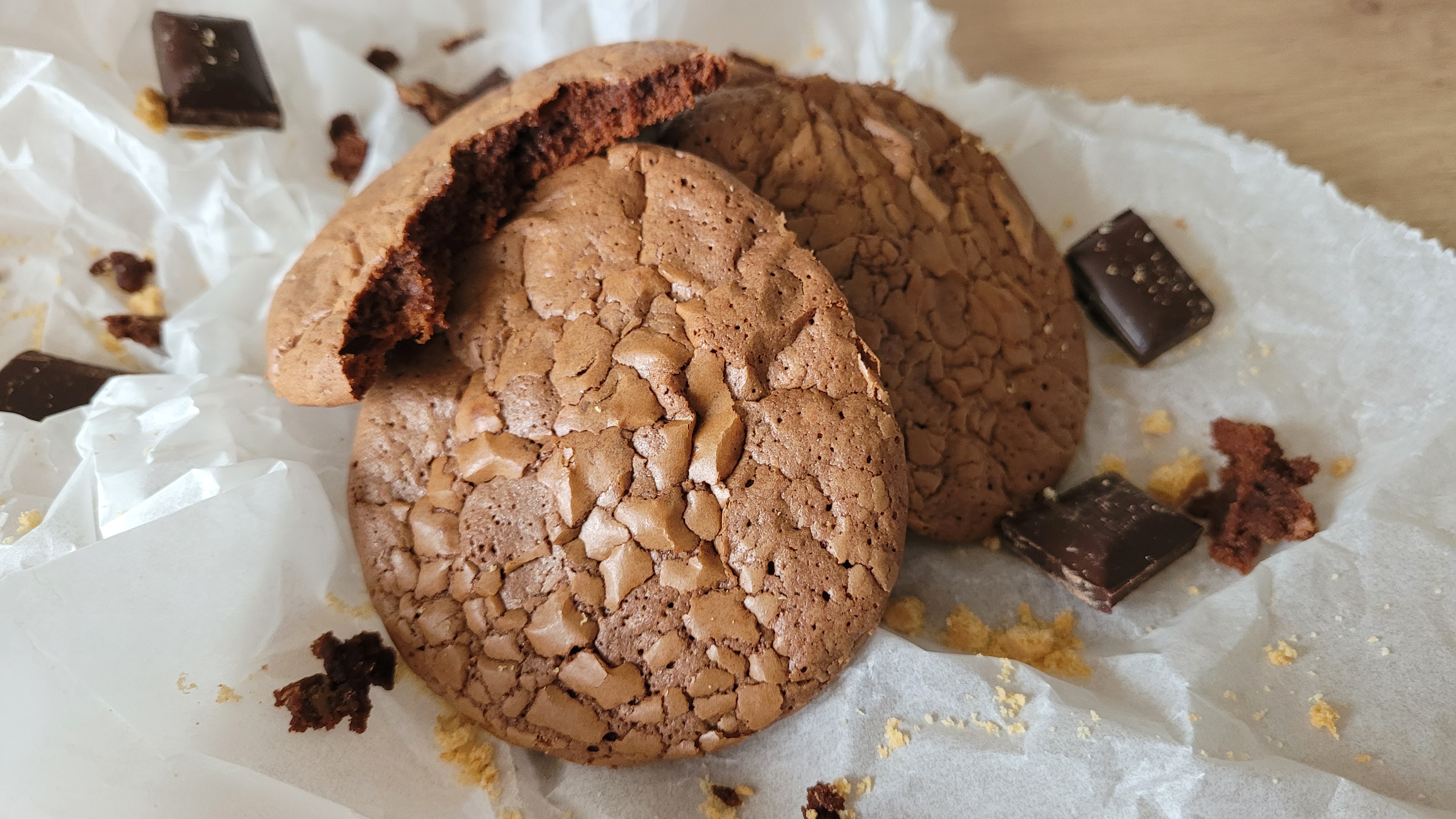 Czekoladowe ciasteczka brownie