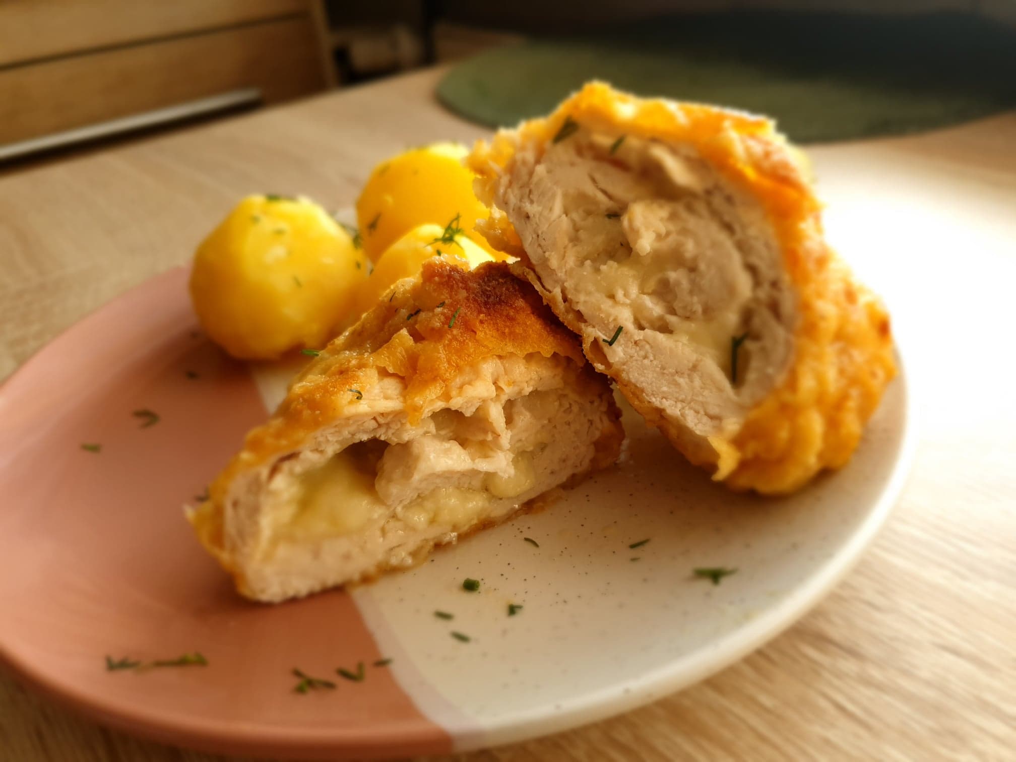 Roladki z piersi kurczaka z serem