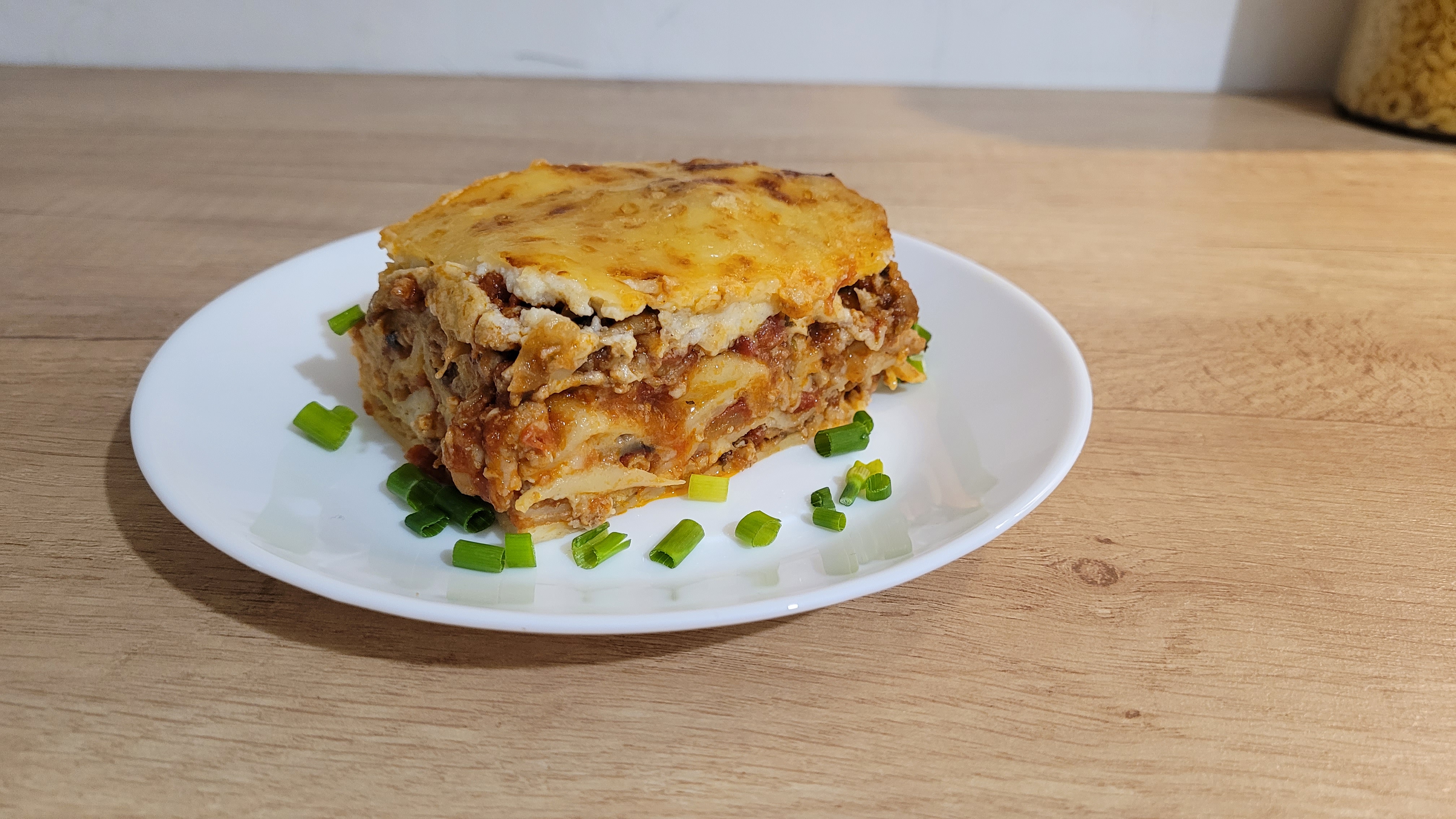 Lasagne z pieczarkami